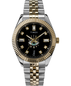 Timex Legacy x Jacquie Aiche Black Sunray Dial with Tribe Eye 36mm Stainless Steel Bracelet Watch — reference photo 1, demo listing