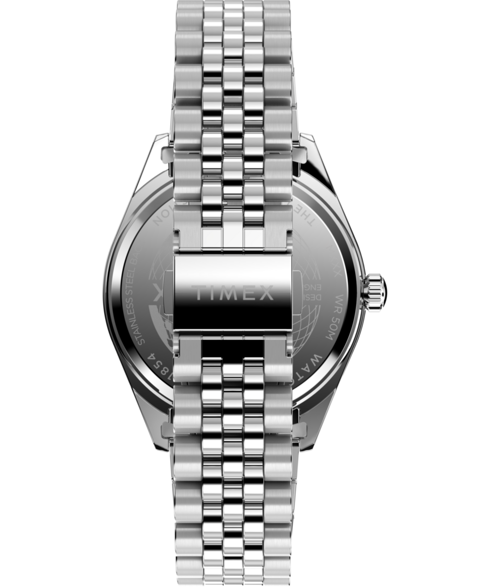 Timex Legacy Day and Date 41mm Stainless Steel Bracelet Watch — reference photo 3, demo listing