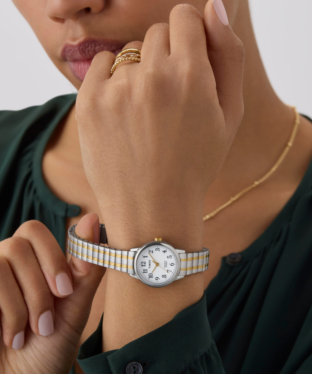 Easy Reader 25mm Stainless Steel Expansion Band Watch — reference photo 2, demo listing