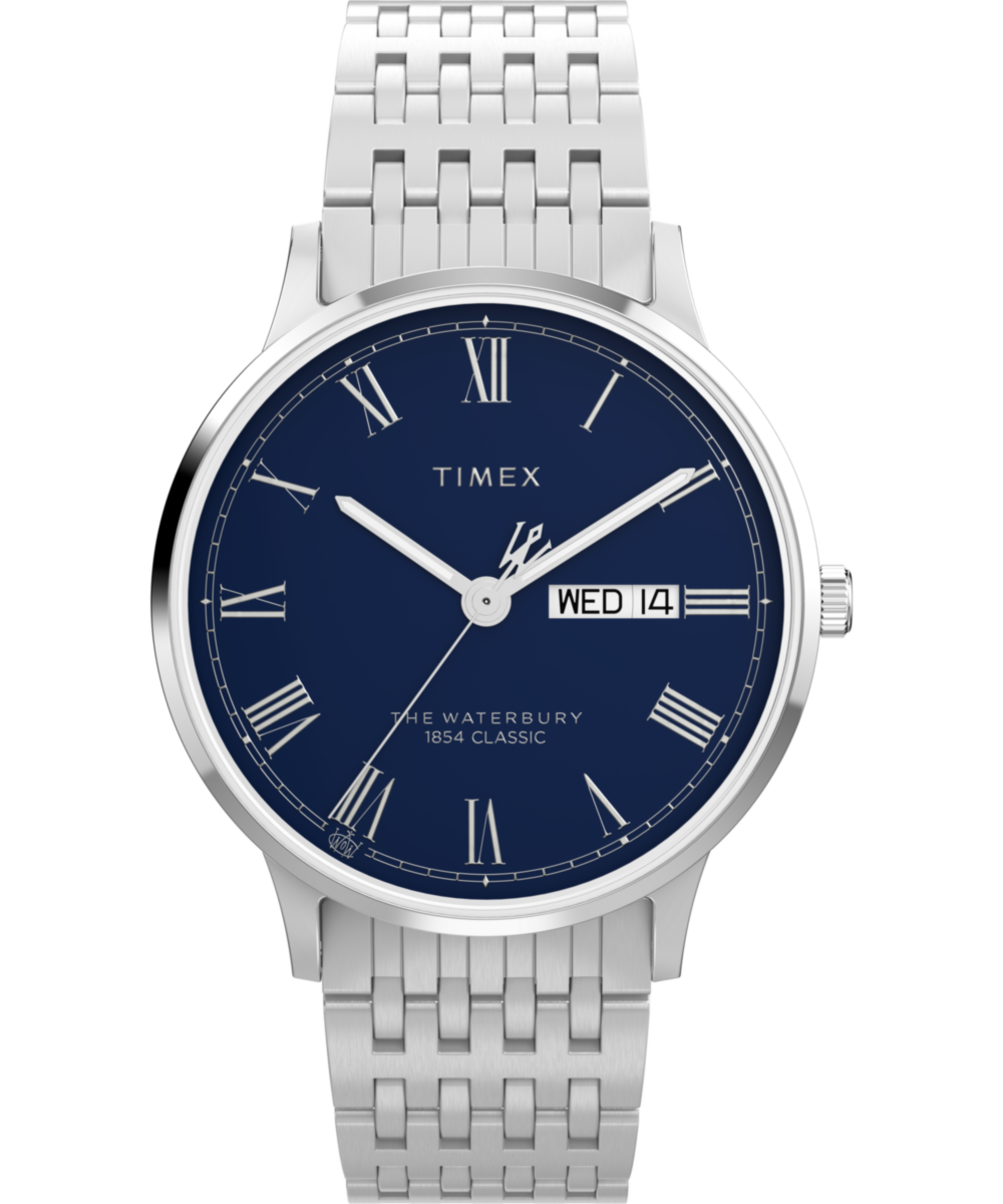 Waterbury Classic 40mm Stainless Steel Bracelet Watch — reference photo 1, demo listing