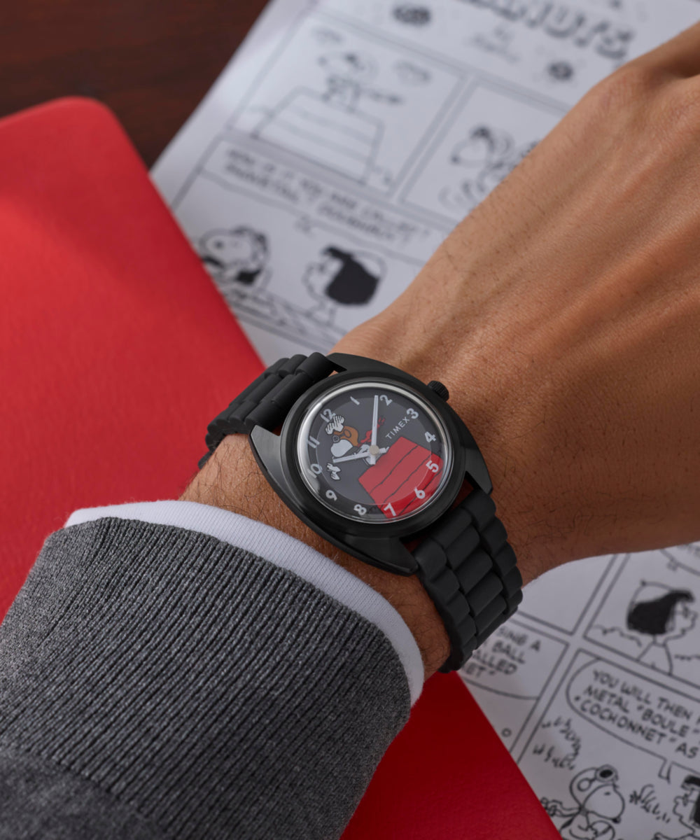 Peanuts® x Timex 1979 Reissue Inspired 37mm Silicone Strap Watch — reference photo 2, demo listing
