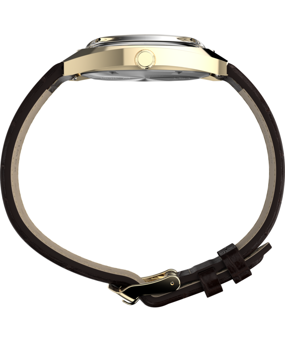 Timex® 1976 Rotary Phone Dial Reissue 37mm Leather Strap Watch — reference photo 3, demo listing