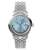 Marlin® Quartz GMT 40mm Stainless Steel Bracelet Watch — reference photo 1, demo listing