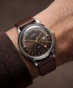 Marlin® Quartz GMT 40mm Leather Strap Watch — reference photo 2, demo listing