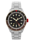 Waterbury Heritage Automatic GMT 41.5mm Stainless Steel Bracelet Watch — reference photo 1, demo listing