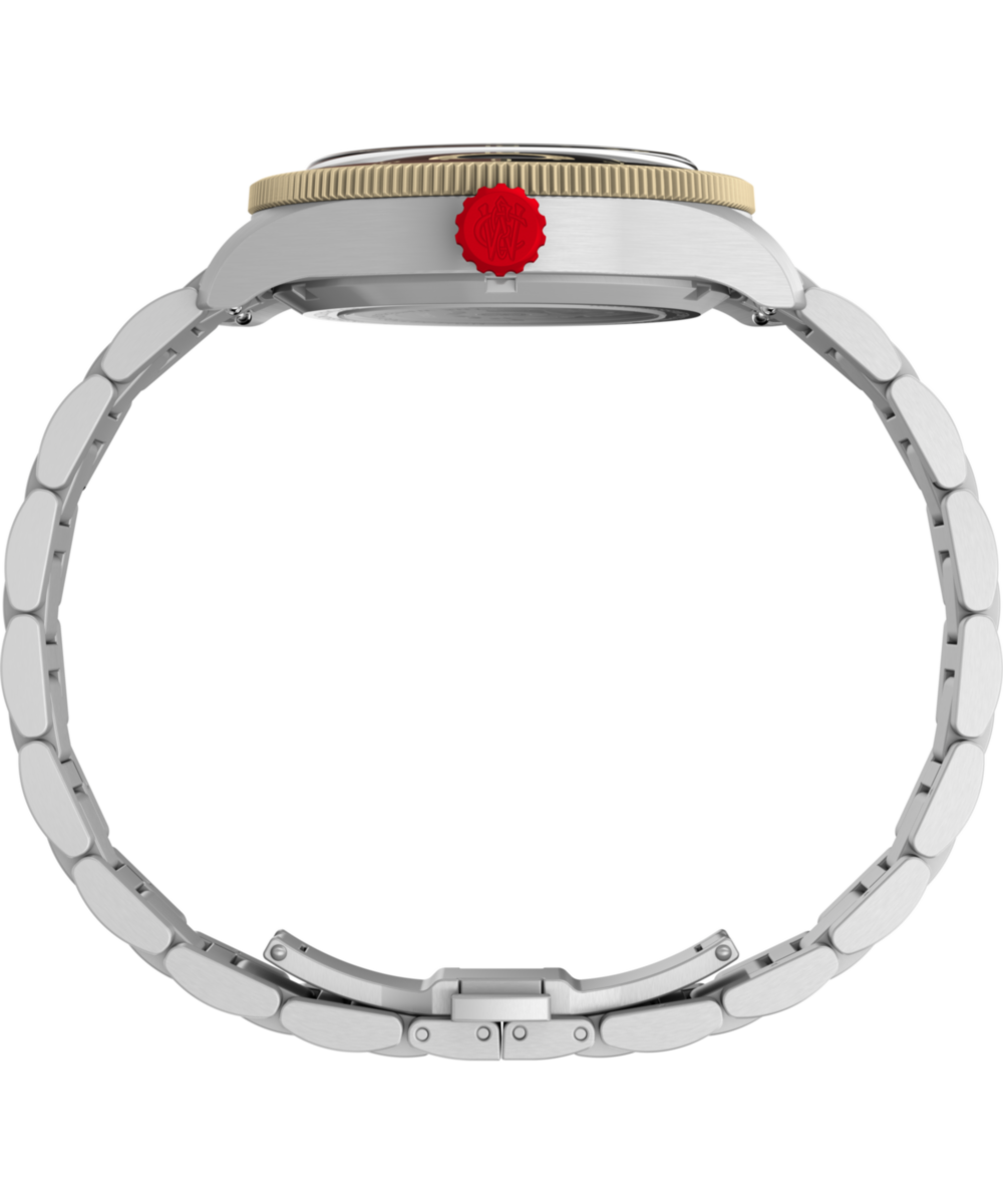 Waterbury Heritage Automatic GMT 41.5mm Stainless Steel Bracelet Watch — reference photo 3, demo listing