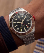 Waterbury Heritage Automatic GMT 41.5mm Stainless Steel Bracelet Watch — reference photo 2, demo listing