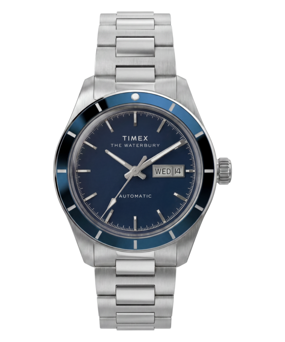 Waterbury Heritage Automatic 39mm Stainless Steel Bracelet Watch — reference photo 1, demo listing
