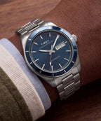 Waterbury Heritage Automatic 39mm Stainless Steel Bracelet Watch — reference photo 2, demo listing