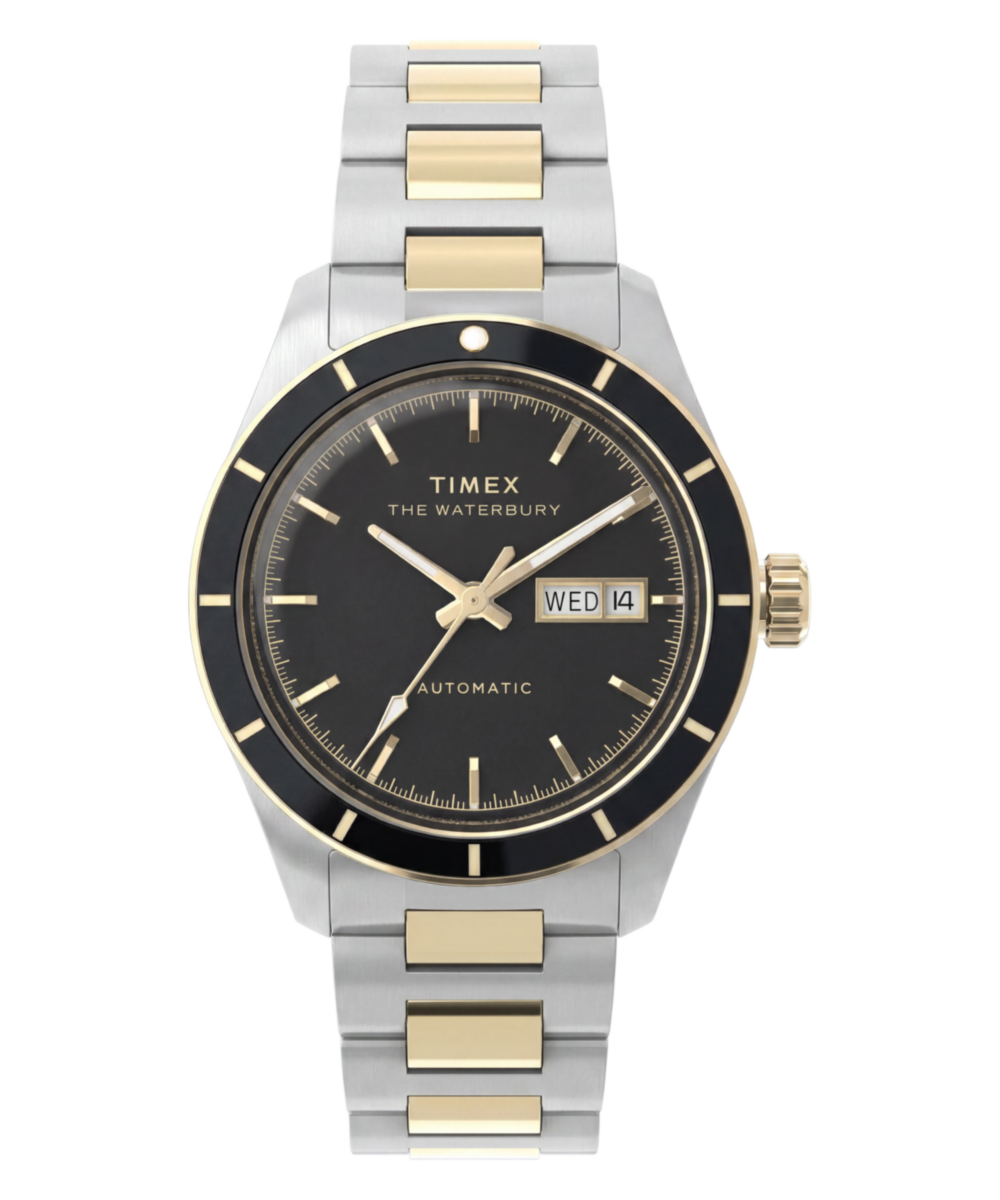 Waterbury Heritage Automatic 39mm Stainless Steel Bracelet Watch — reference photo 1, demo listing