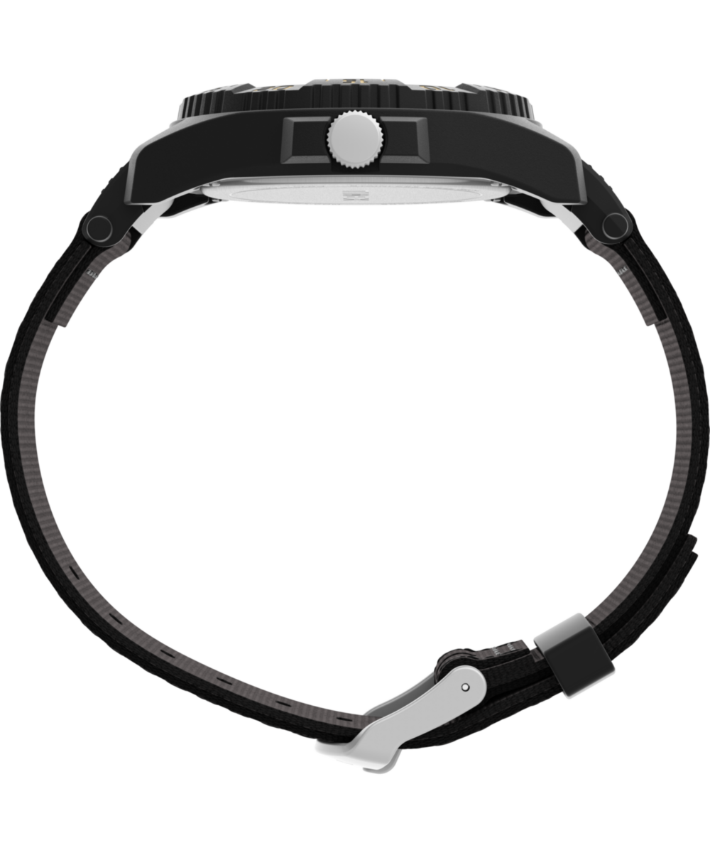 Expedition® Acadia Rugged 42mm Mixed Material Fabric Strap Watch — reference photo 2, demo listing