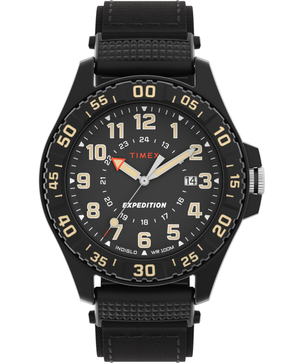 Expedition® Acadia Rugged 42mm Mixed Material Fabric Strap Watch — reference photo 1, demo listing
