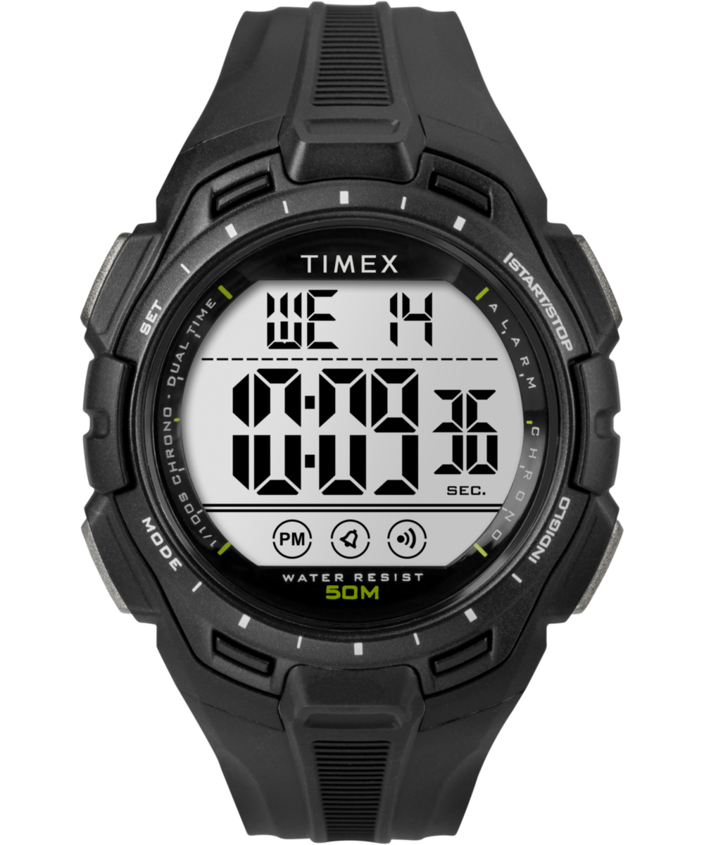 Timex Digital 43mm Resin Strap Watch — reference photo 1, demo listing