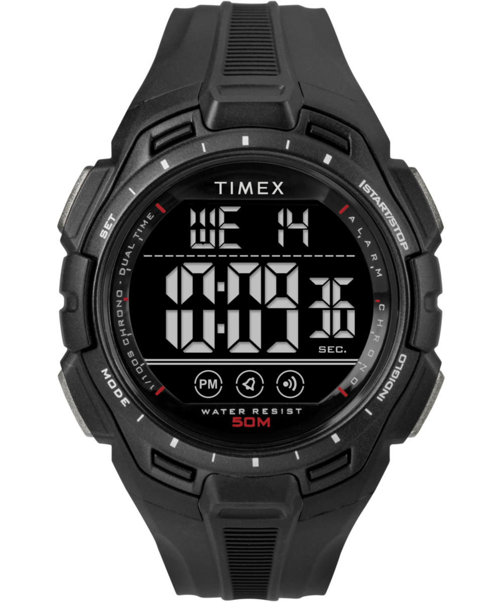 Timex Digital 43mm Resin Strap Watch — reference photo 1, demo listing