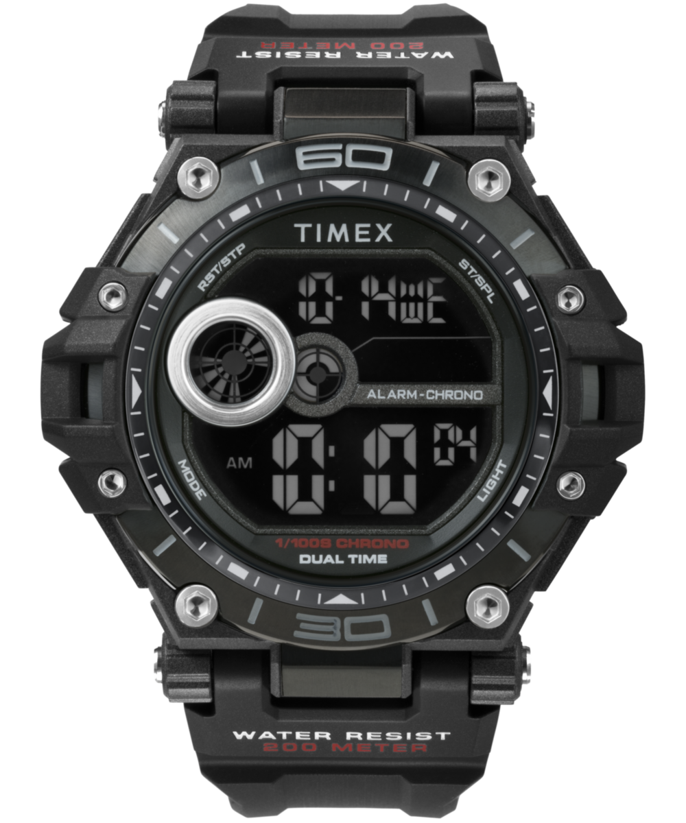 Timex Digital 52mm Resin Strap Watch — reference photo 1, demo listing