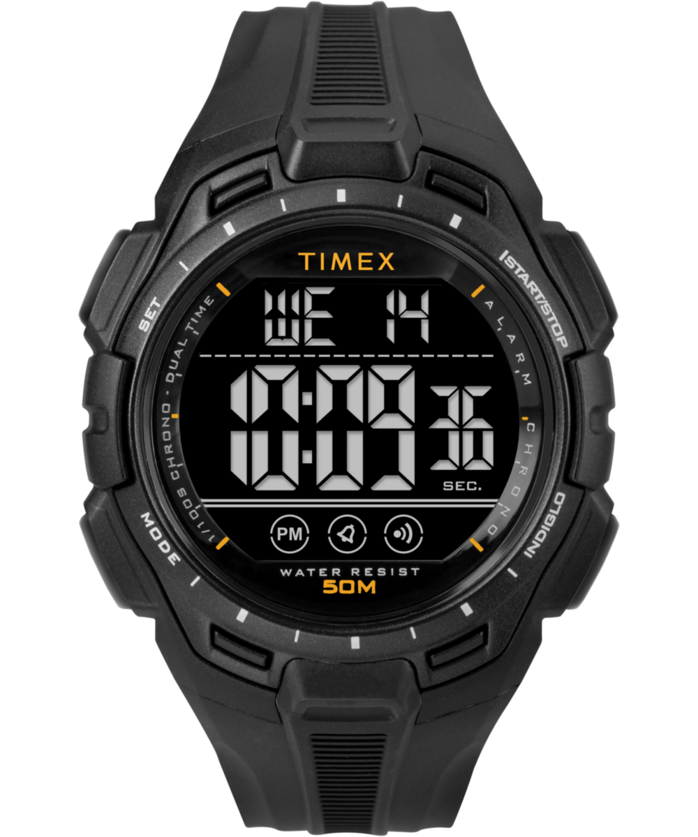 Timex Digital 43mm Resin Strap Watch — reference photo 1, demo listing